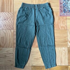 Old Navy Linen Blend Pant in Sage Green